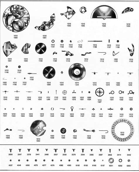 omega watch geneve 1012 parts|Omega Watch parts diagram.